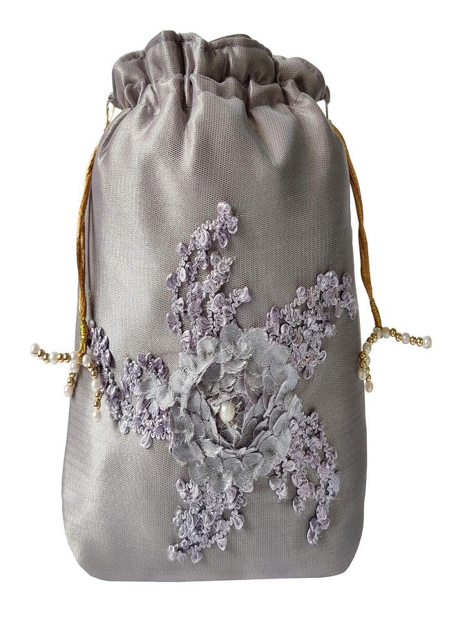 DUCHESS Women's Grey Potli Bag (Grey) - Image 2
